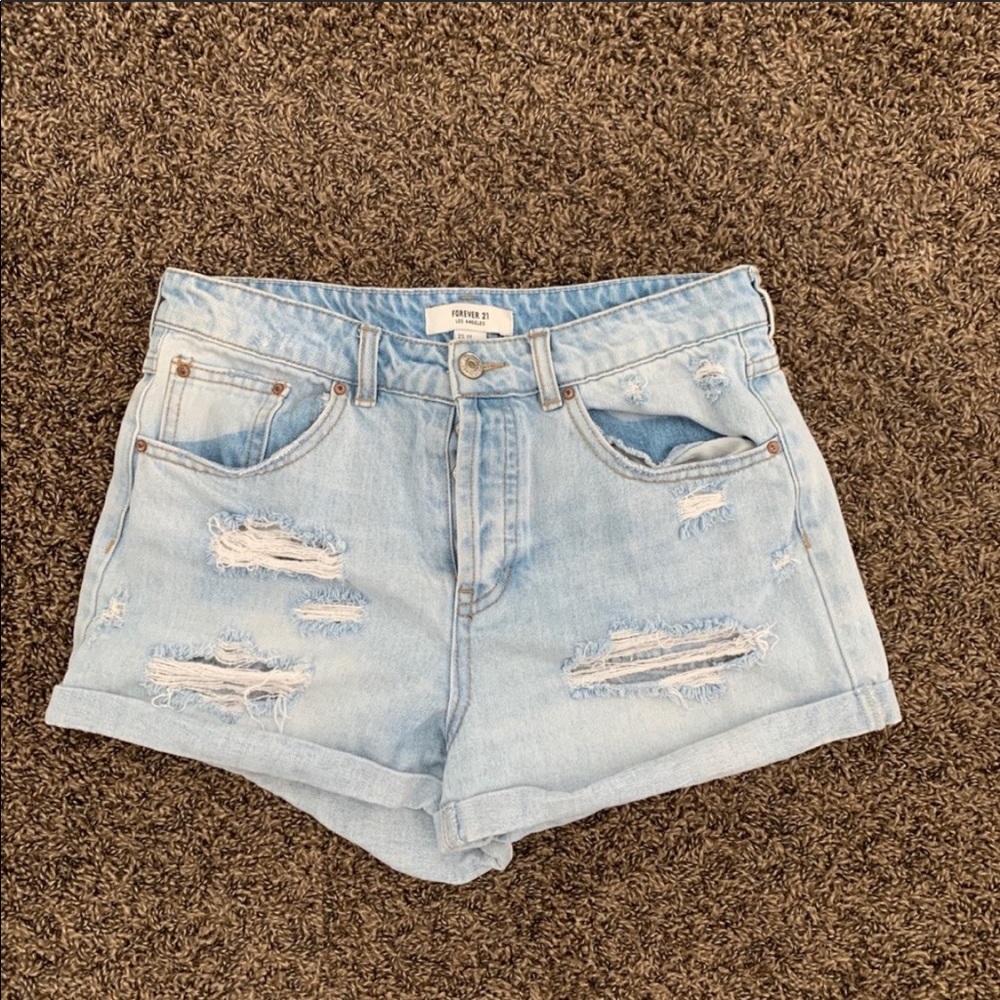 FOREVER 21 DENIM SHORTS
